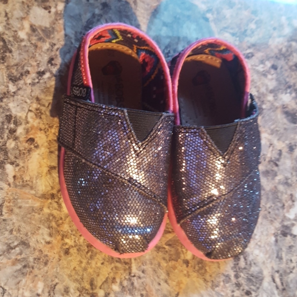 Toddler Girls Bobs Sparkle Shoes 5